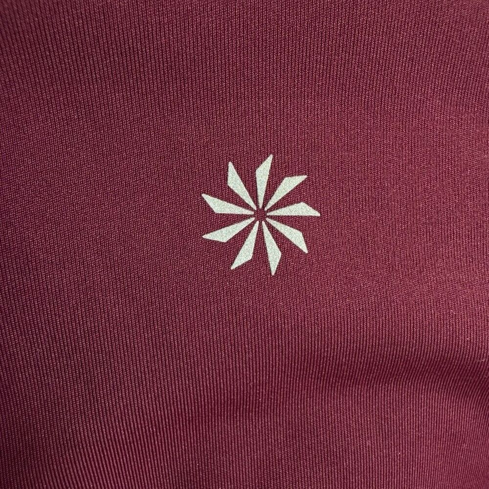 Athleta Ultimate Stash 7/8 Tight plus 1X 16W 18W Dark Purple Pockets Compression - Picture 4 of 14